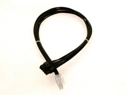 Schwarzes Kabel mit mehreren Leitungen und einem Stecker, das zur elektrischen Verbindung dient. Kabel von Bosch, geeignet für verschiedene elektronische Anwendungen.